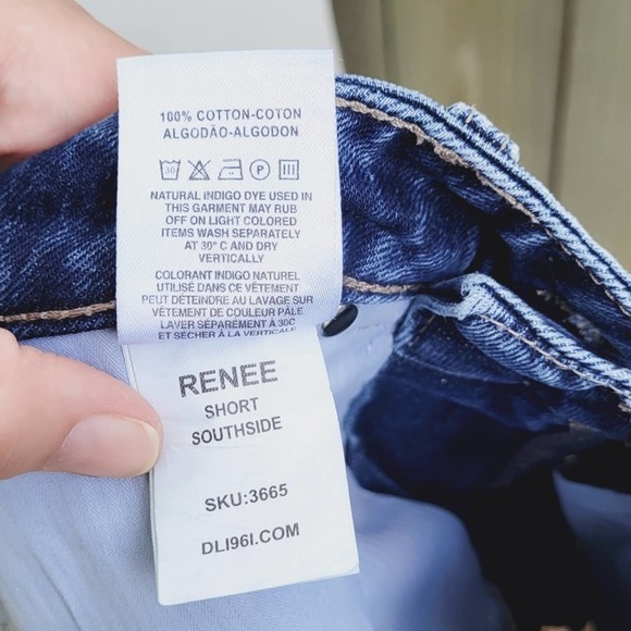 DL1961 Renee Low Rise Raw Hem Short | Southside - Picture 7 of 10